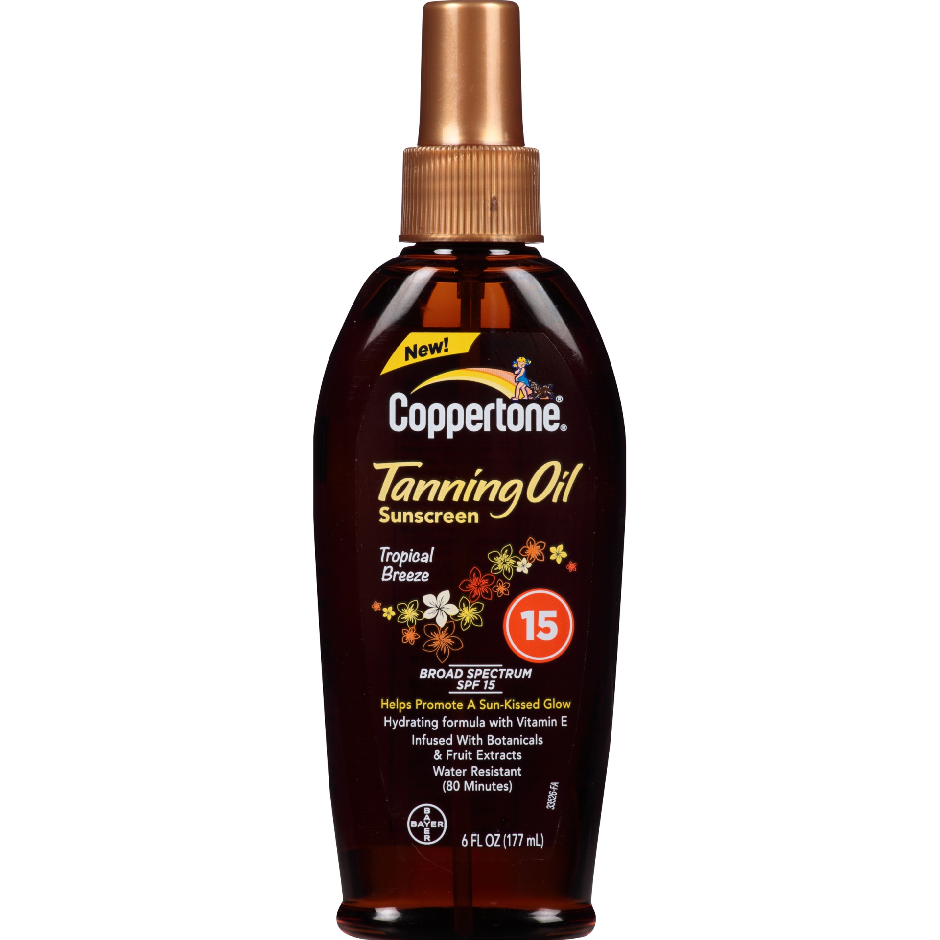 slide 1 of 1, Coppertone Tanning Defend And Glow SPF, 6 fl oz