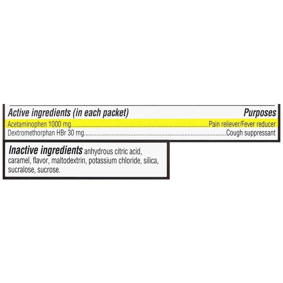 slide 3 of 5, Walgreens Daytime Flu Relief Packets Maximum Strength Honey Lemon, 6 ct