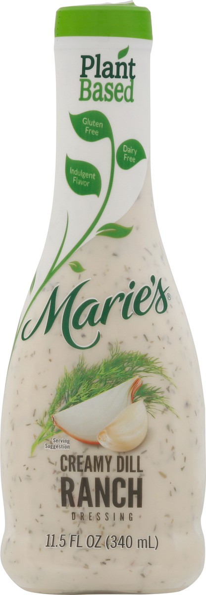 slide 3 of 9, Marie's Plant Based Creamy Dill Ranch Dressing 11.5 fl oz, 11.5 fl oz