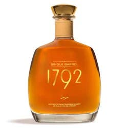 1792 Single Barrel Kentucky Straight Bourbon Whiskey, 750 mL Bottle, 98.6 Proof