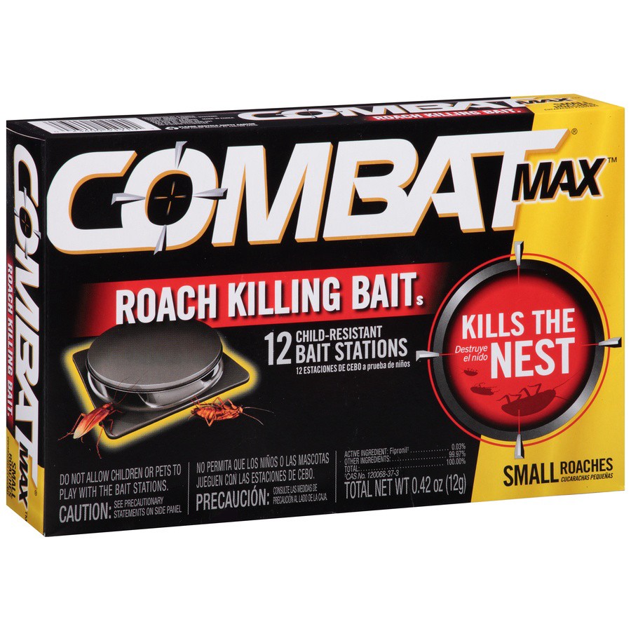 slide 5 of 6, Combat Max Roach Killing Bait Stations 12 ea, 1 ct