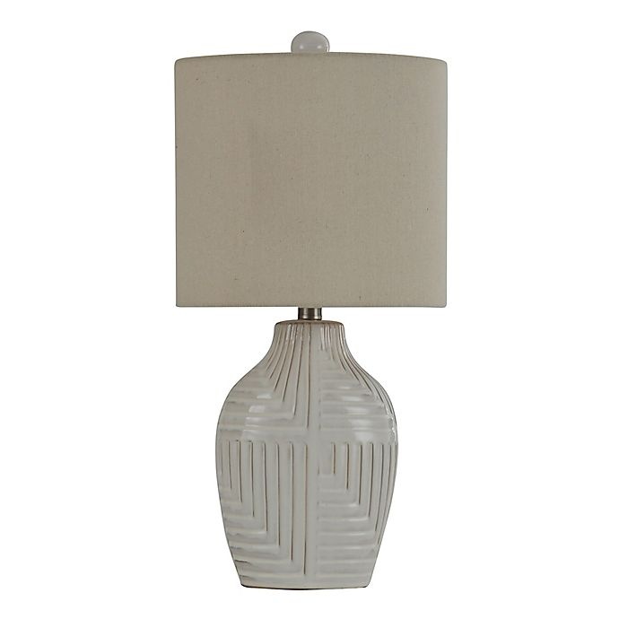 slide 1 of 2, Stylecraft Home Collection Table Lamp - Off White, 1 ct