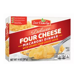 Our Family Deluxe Four Cheese Macaroni Dinner