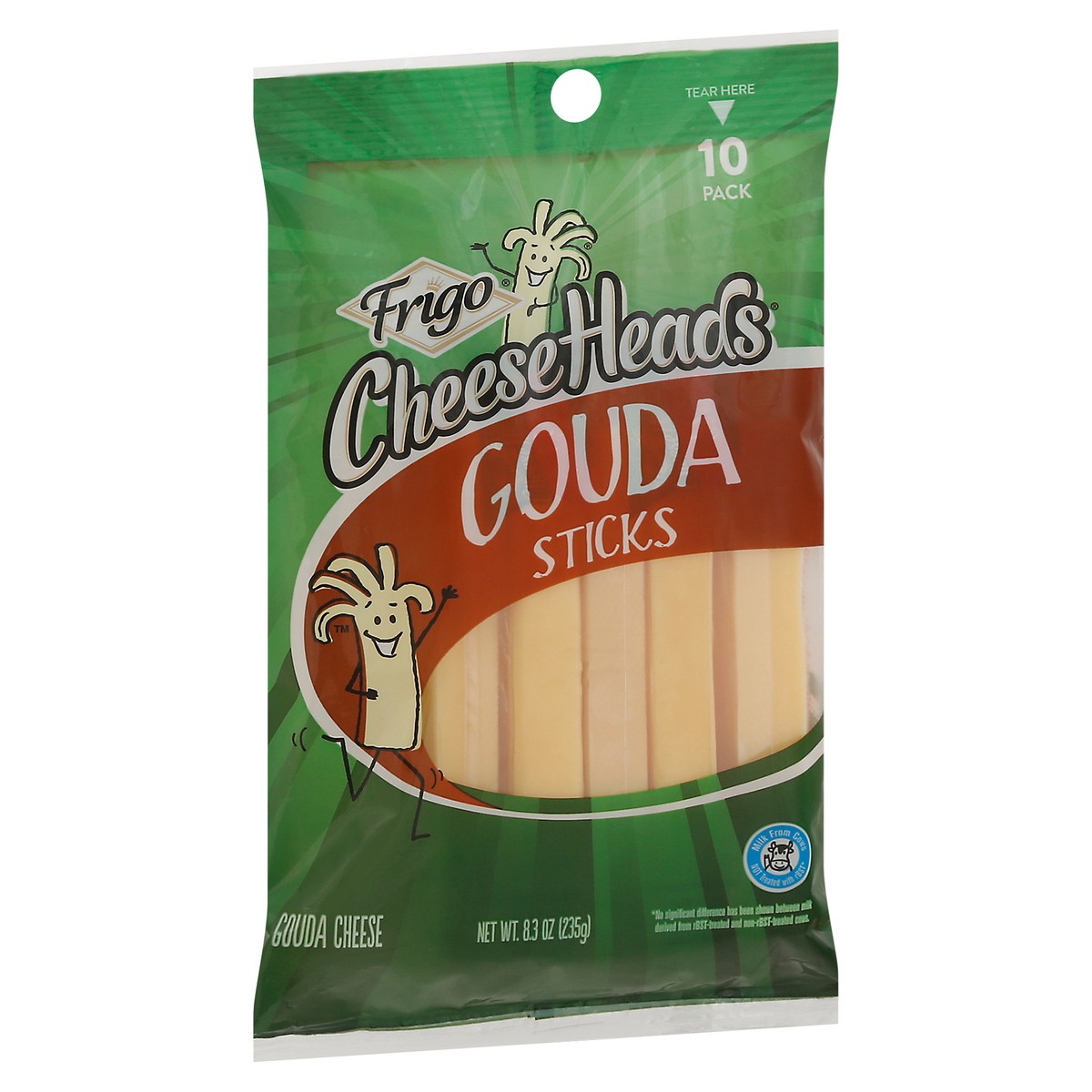 slide 2 of 9, Frigo Cheese Heads Sticks Gouda Cheese 10 ea, 10 ct