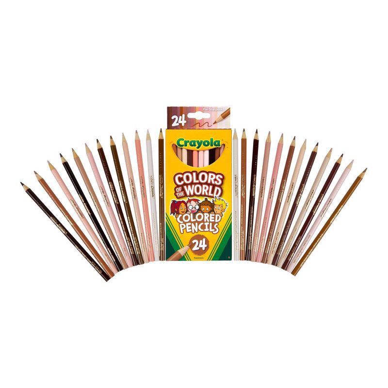 slide 3 of 5, Crayola Colors Of The World Skin Tone Colored Pencils, 24 ct