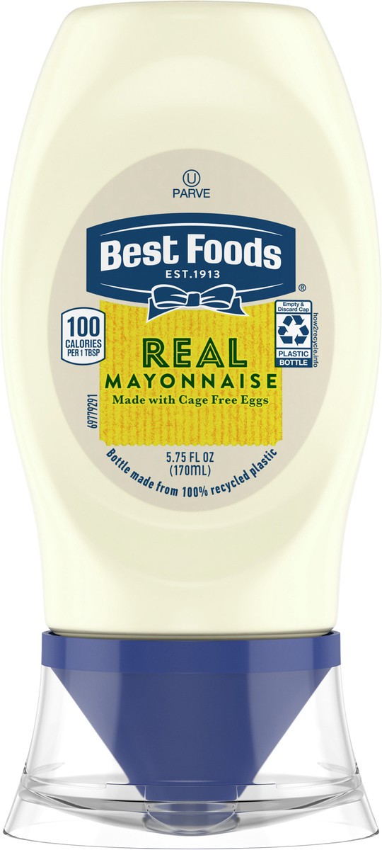 slide 3 of 10, Best Foods Real Mayonnaise Squeeze, 5.5 oz, 5.75 fl oz