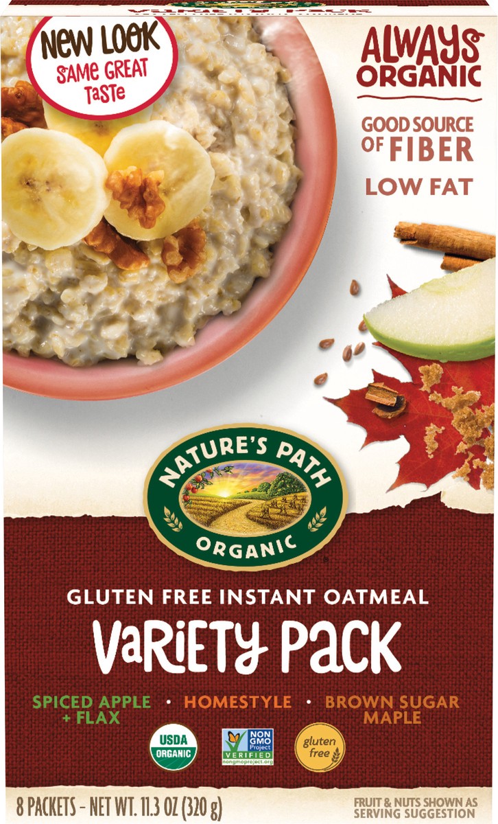 slide 6 of 6, Nature's Path Organic Natures Path Variety Instant Oatmeal 8Ct, 11.3 oz