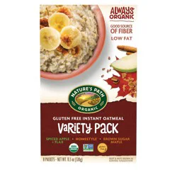 Nature's Path Organic Gluten Free Oatmeal Variety Pack 11 oz Box