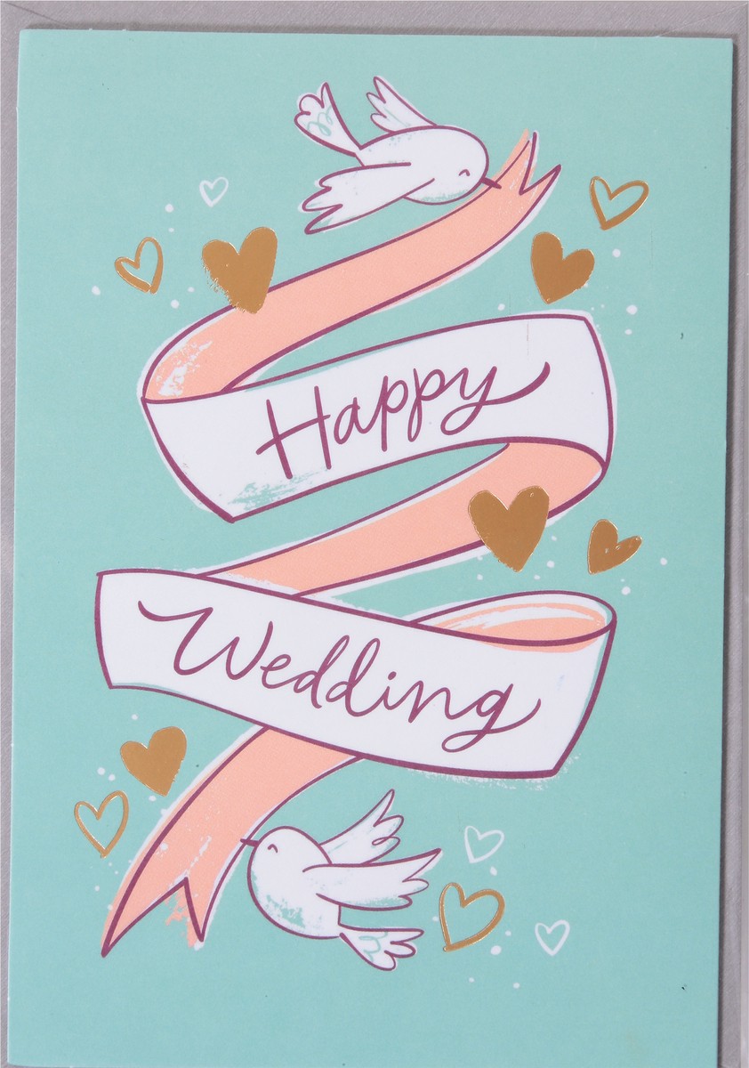 slide 5 of 9, American Greetings Happy Wedding Greeting Card 1 ea, 1 ct
