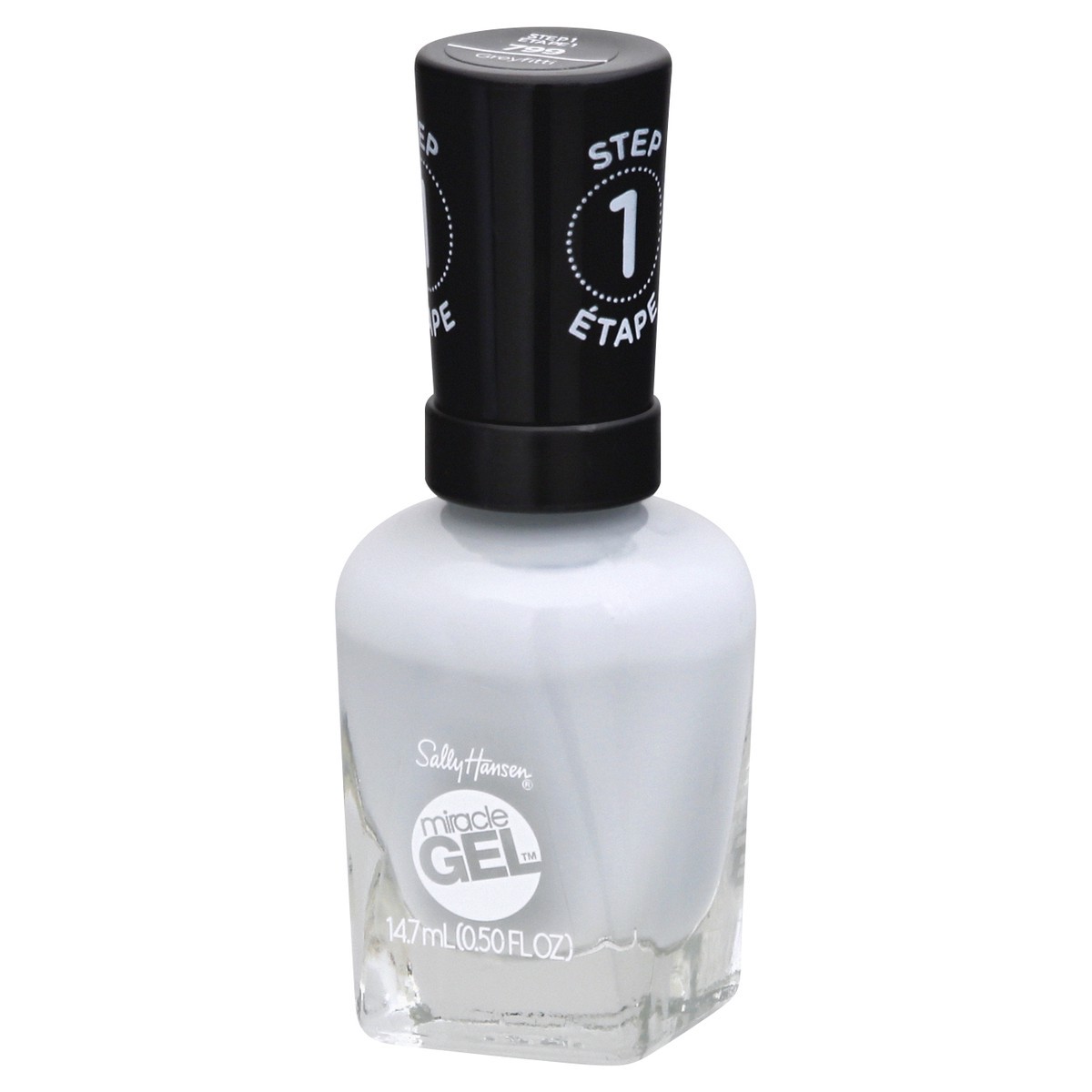 slide 7 of 9, Sally Hansen Miracle Gel, Greyfitti, Gel Nail Polish, Chip-Resistant Nail Polish, Lasts up to 8 Days, 0.5 fl oz, 0.5 fl oz