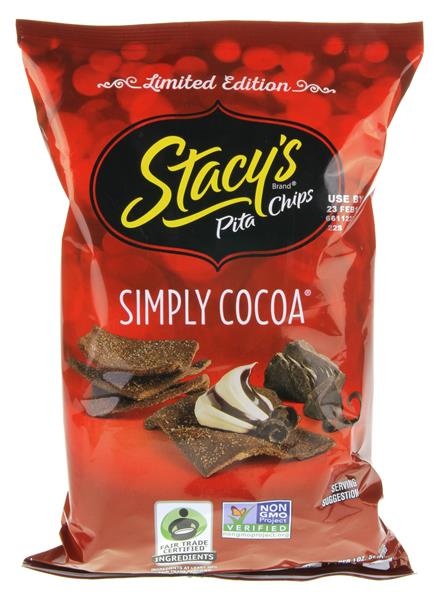 slide 1 of 1, Stacy's Simply Cocoa Pita Chips, 6.75 oz