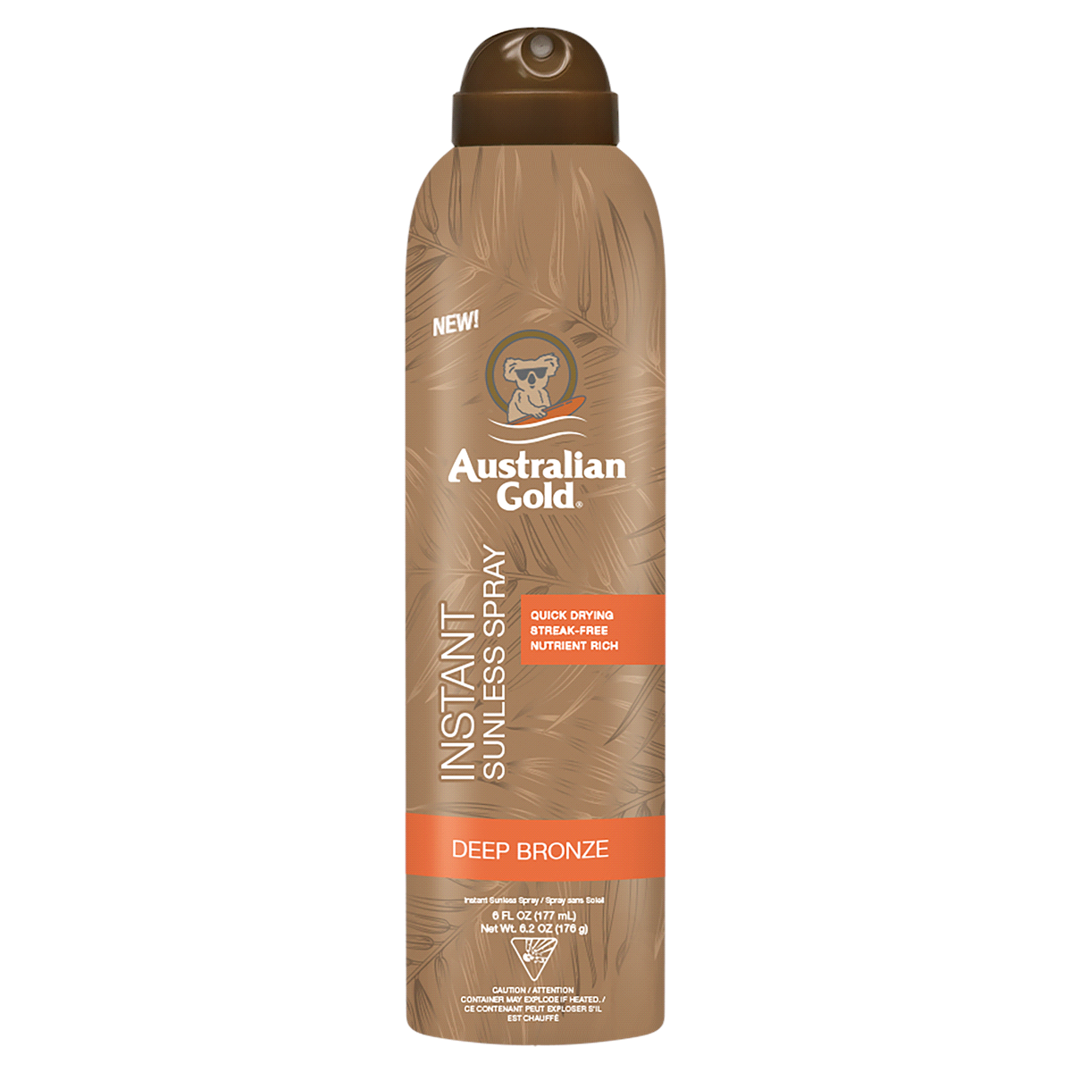 slide 1 of 5, Australian Gold Instant Sunless Continuous Spray, 6 fl oz