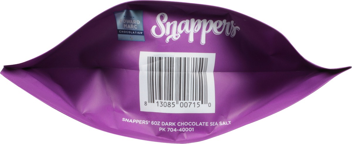 slide 6 of 9, Edward Marc Chocolatier Snappers Dark Chocolate Sea Salt Caramel & Pretzel Cluster 6 oz, 6 oz