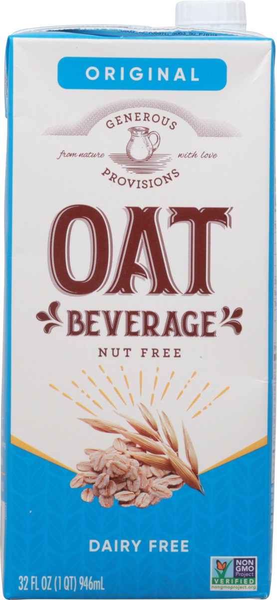 slide 1 of 14, Generous Provisions Original Oat Milk, 32 oz