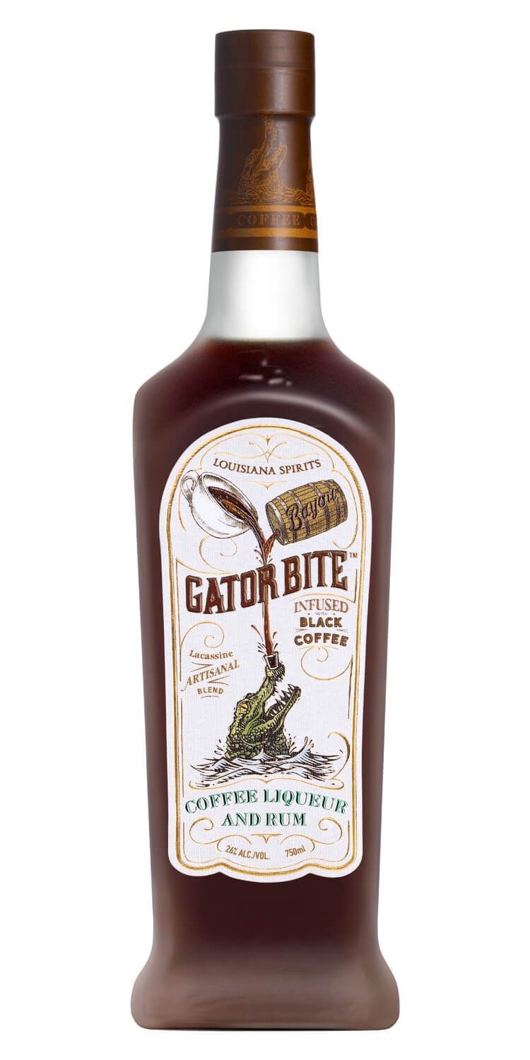 slide 1 of 1, Bayou Gator Bite Gator Bite Coffee Liquor, 750 ml