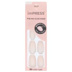 imPRESS Press-On Manicure Coffin Shape Nails Medium 30 ea