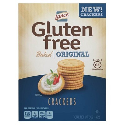 slide 1 of 5, Lance Gluten Free Crackers, Original Baked, 5 Oz Box, 5 oz