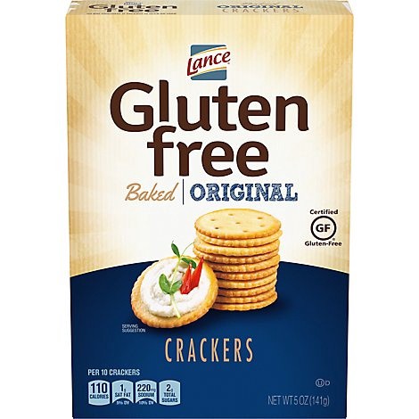 slide 1 of 5, Lance Gluten Free Crackers, Original Baked, 5 Oz Box, 5 oz