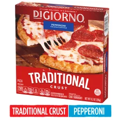 DiGiorno Pepperoni Frozen Personal Pizza on a Traditional Crust