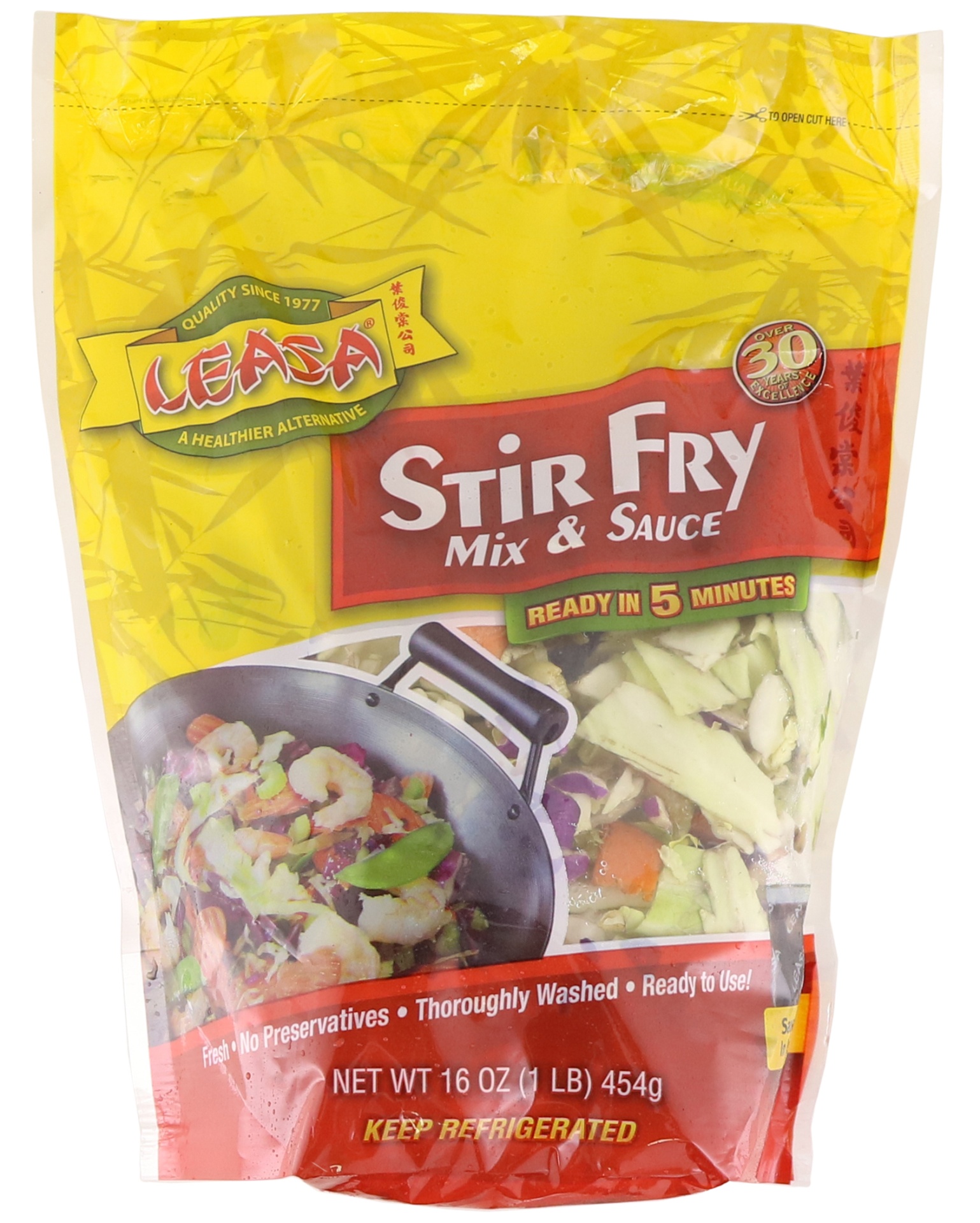 slide 1 of 1, LEASA Stir Fry Vegetables, 16 oz
