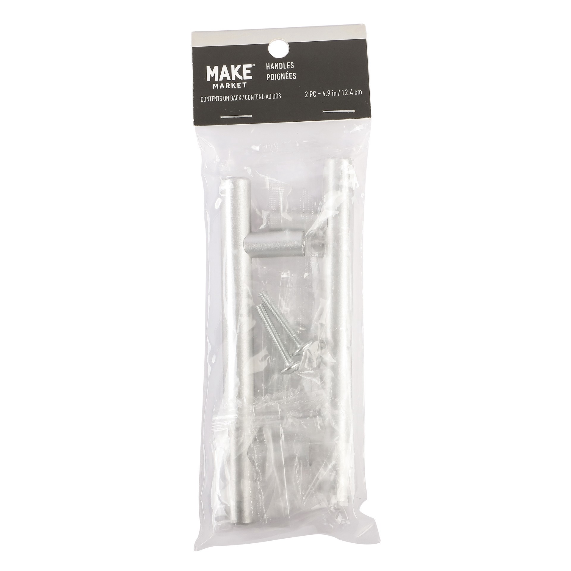 slide 2 of 5, 5" Silver Handles, 2ct. By Make Market, 2 ct