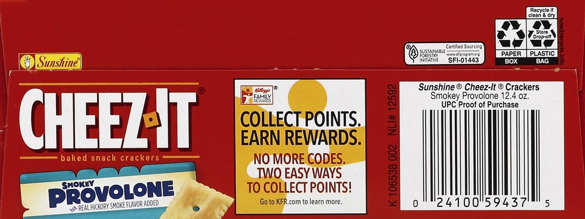 slide 2 of 8, Cheez-It Baked Snack Crackers 12.4 oz, 12.4 oz