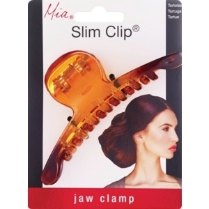 slide 1 of 1, Mia Beauty Tortoise Jaw Clip Slim, Small, 1 ct
