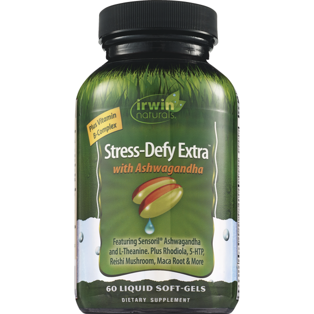 slide 1 of 1, Irwin Naturals Stress-Defy Extra, 60 ct