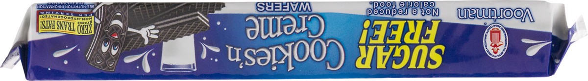 slide 5 of 9, Voortman Bakery Sugar-Free Cookies'n Creme Wafers, 10.6 oz