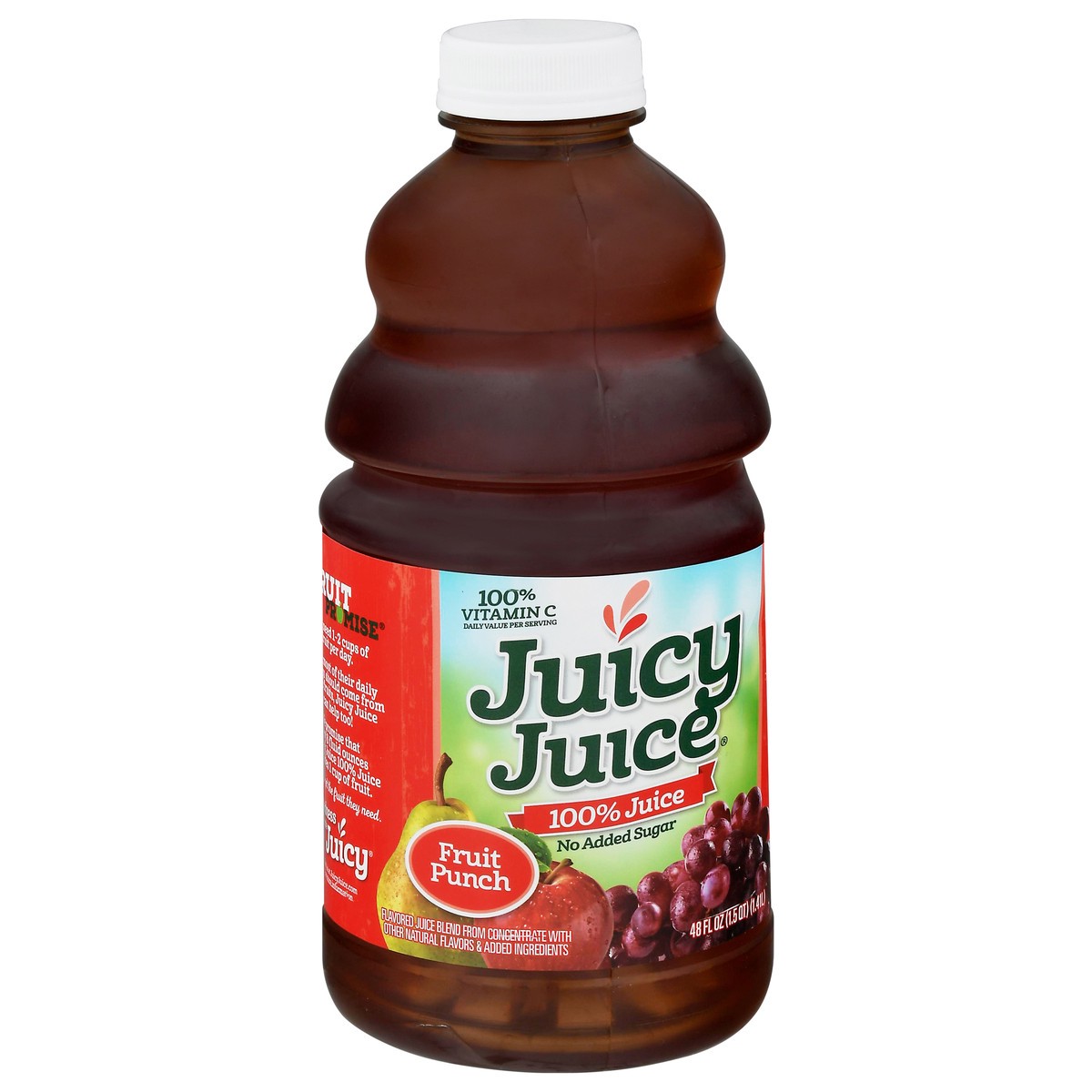 slide 2 of 9, Juicy Juice 100% Juice, Fruit Punch, 48 FL OZ Bottle, 48 fl oz