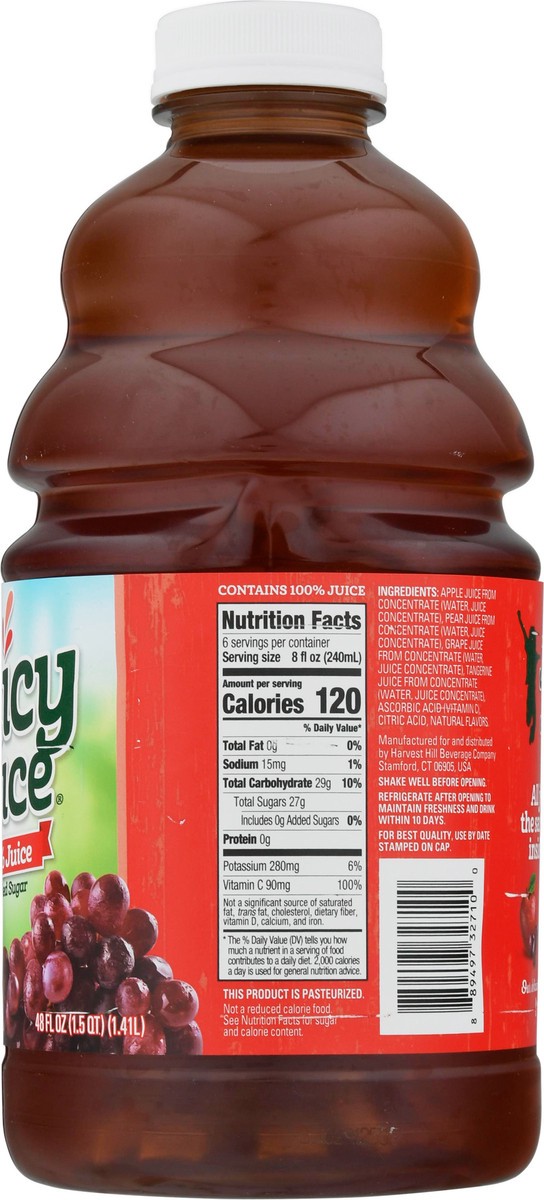 slide 9 of 9, Juicy Juice 100% Juice, Fruit Punch, 48 FL OZ Bottle, 48 fl oz