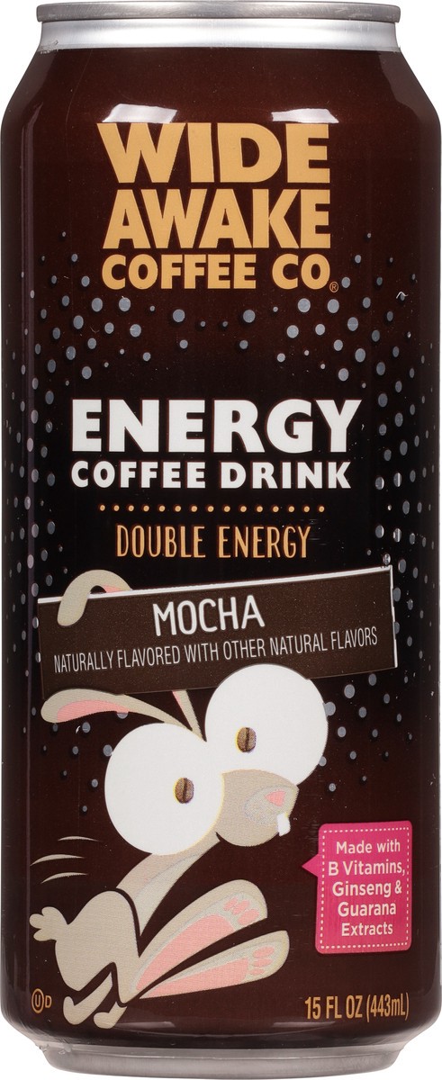 slide 3 of 9, Wide Awake Coffee Co. Energy Mocha Coffee Drink - 15 fl oz, 15 fl oz