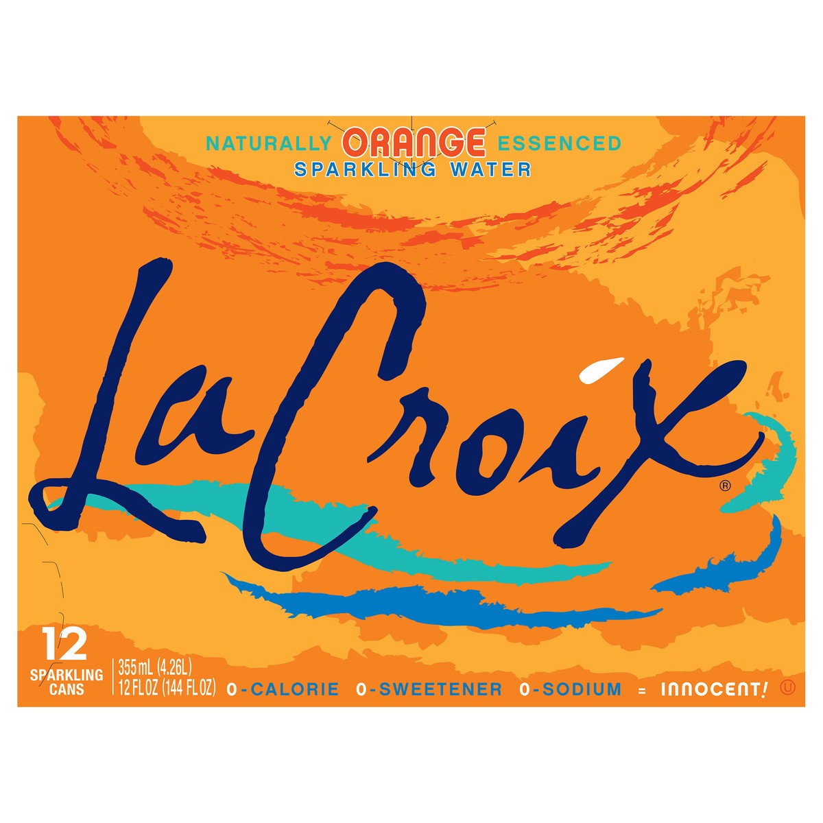 slide 6 of 10, La Croix Orange 12 Pack 12oz, 12 ct; 12 fl oz