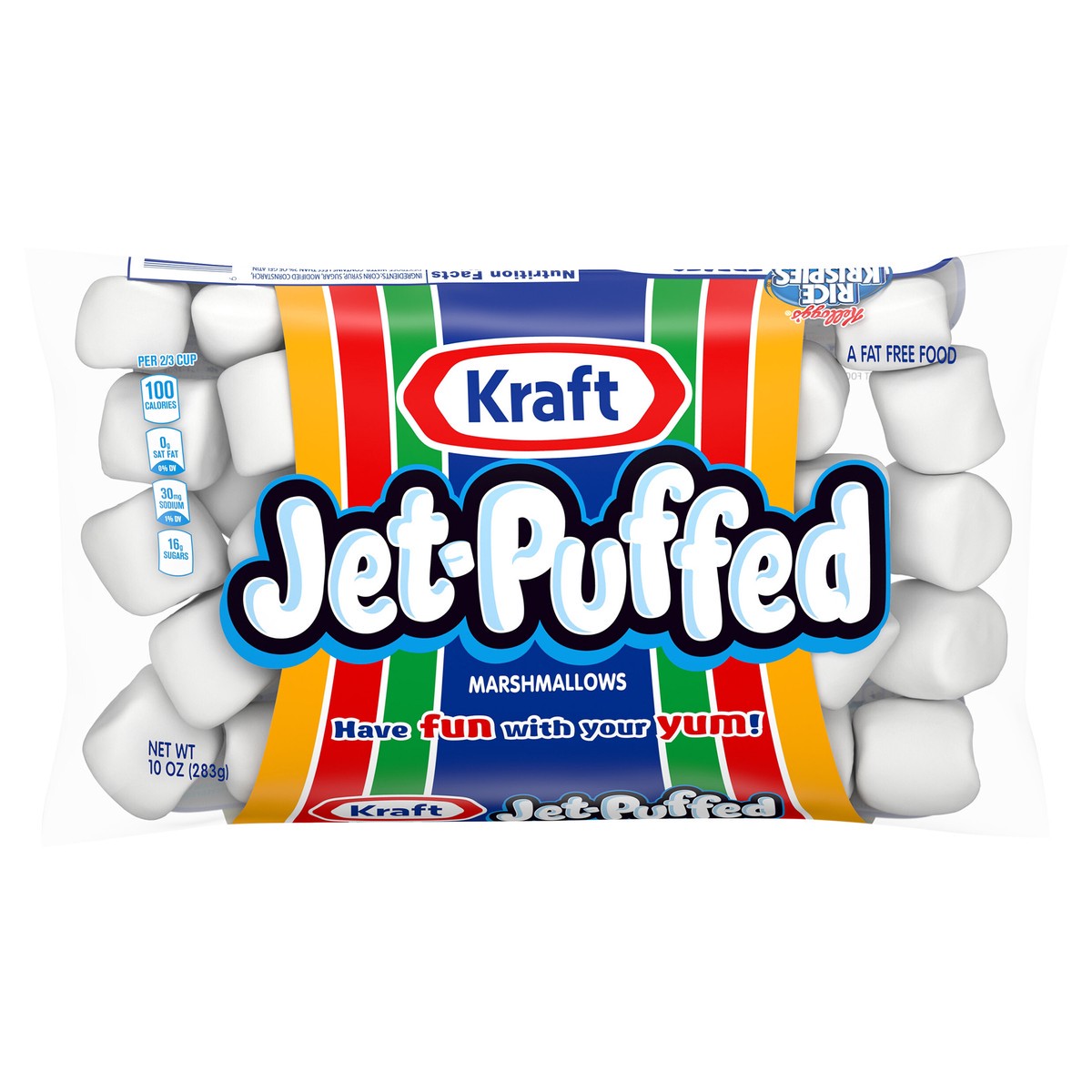 slide 1 of 13, Kraft Jet-Puffed Marshmallows, 10 oz Bag, 10 oz
