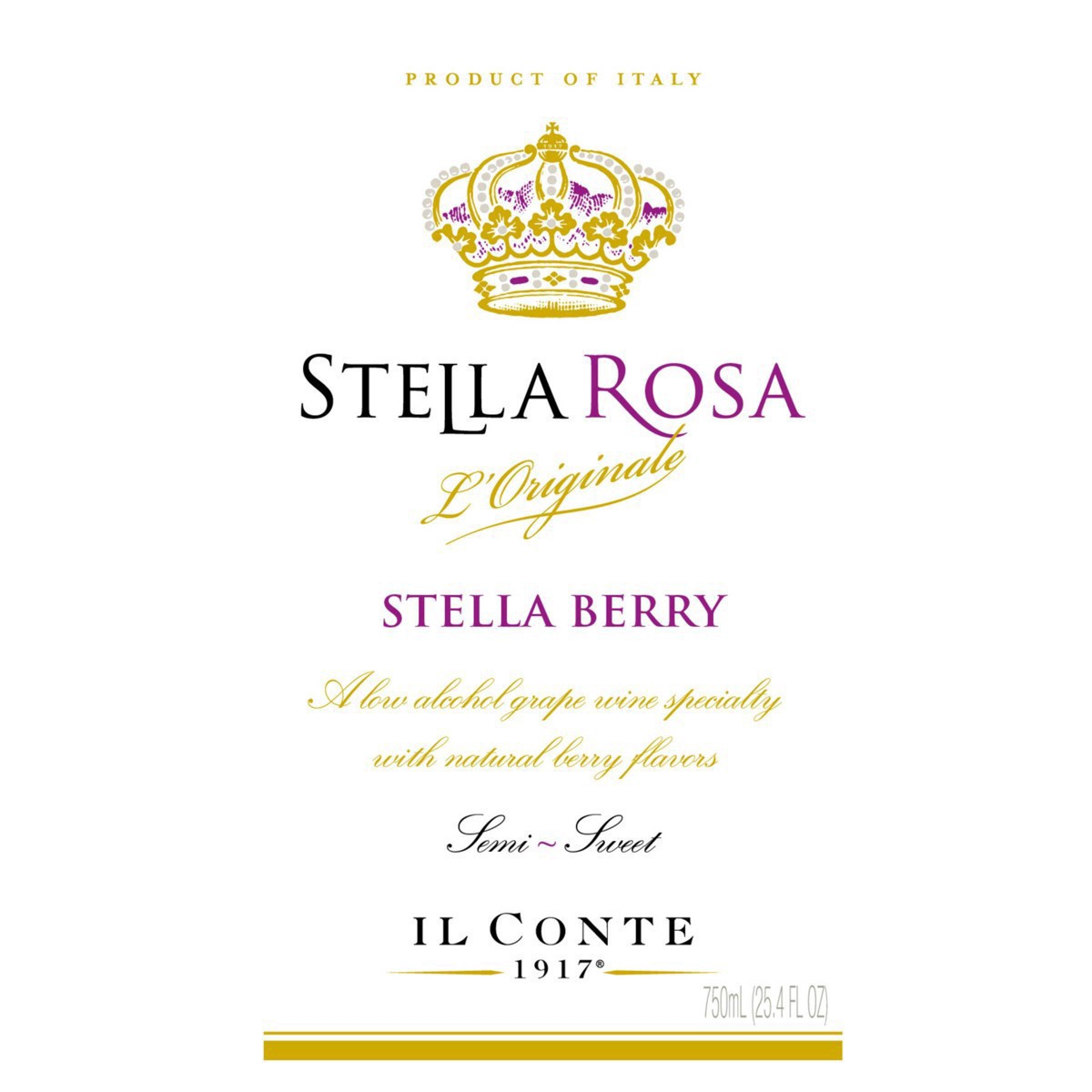 slide 30 of 79, Stella Rosa Stella Berry Rosé Wine - 750ml Bottle, 750 ml