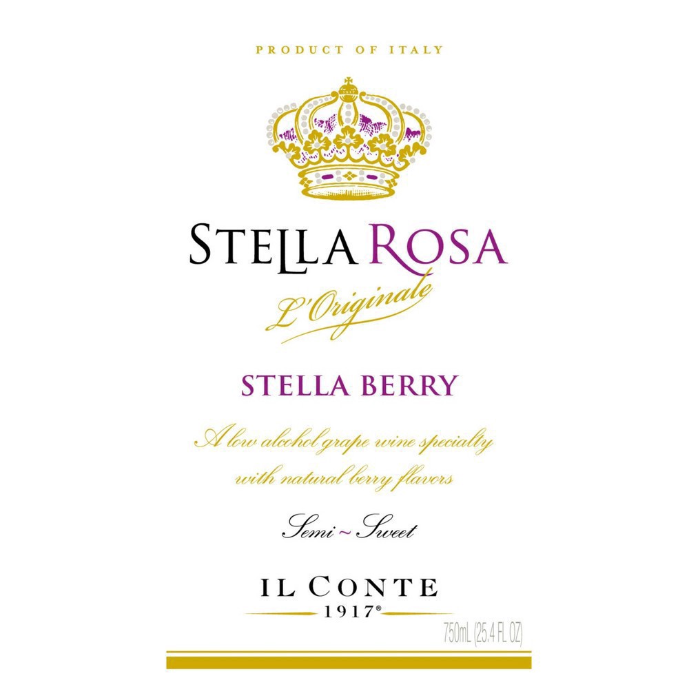 slide 4 of 79, Stella Rosa Berry Semi-Sweet Red Wine 750mL, 25.4 fl oz