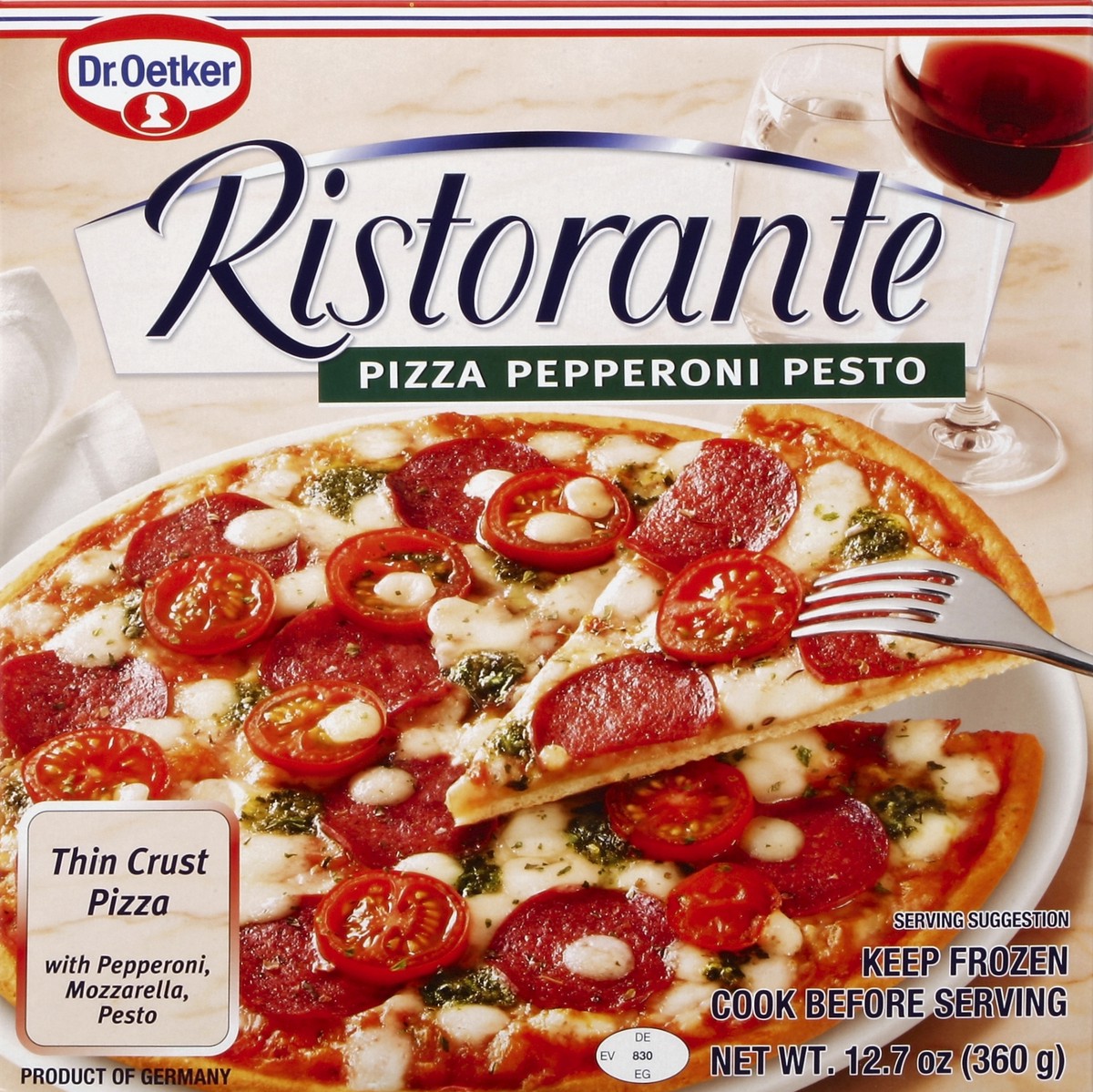 slide 4 of 4, Dr. Oetker Pizza 12.7 oz, 12.7 oz