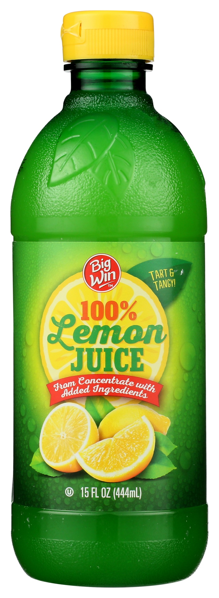 slide 1 of 4, Big Win Lemon Juice, 15 oz