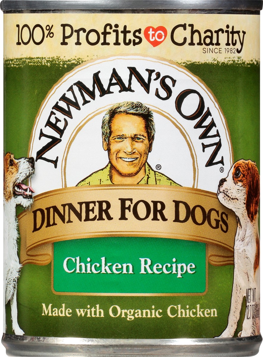 slide 1 of 10, Newman's Own Dinner for Dogs, Chicken Recipe, 12.7 oz