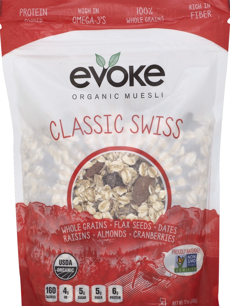 slide 1 of 8, Evoke Muesli 12 oz, 12 oz