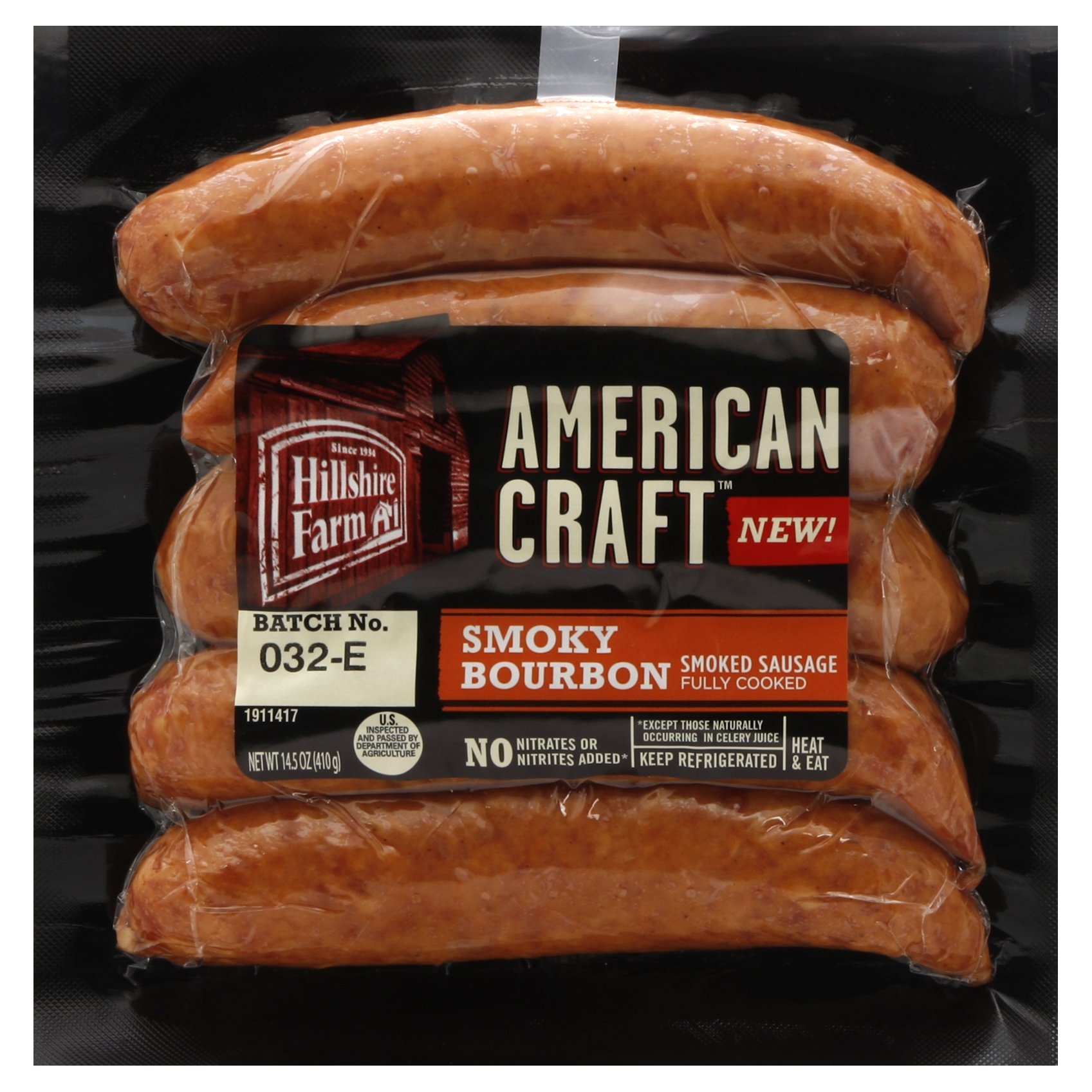 slide 1 of 5, Hillshire Farm AC Smoky Bourbon Sausage Links, 5 ct; 14.5 oz