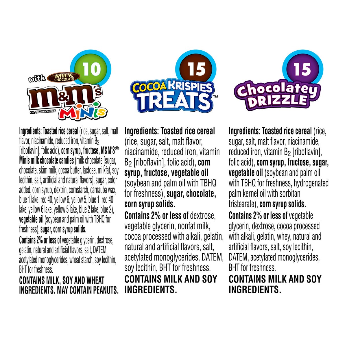 slide 8 of 11, Rice Krispies Treats Kellogg's Rice Krispies Treats Marshmallow Snack Bars, Variety Pack, 31 oz, 40 Count, 31 oz