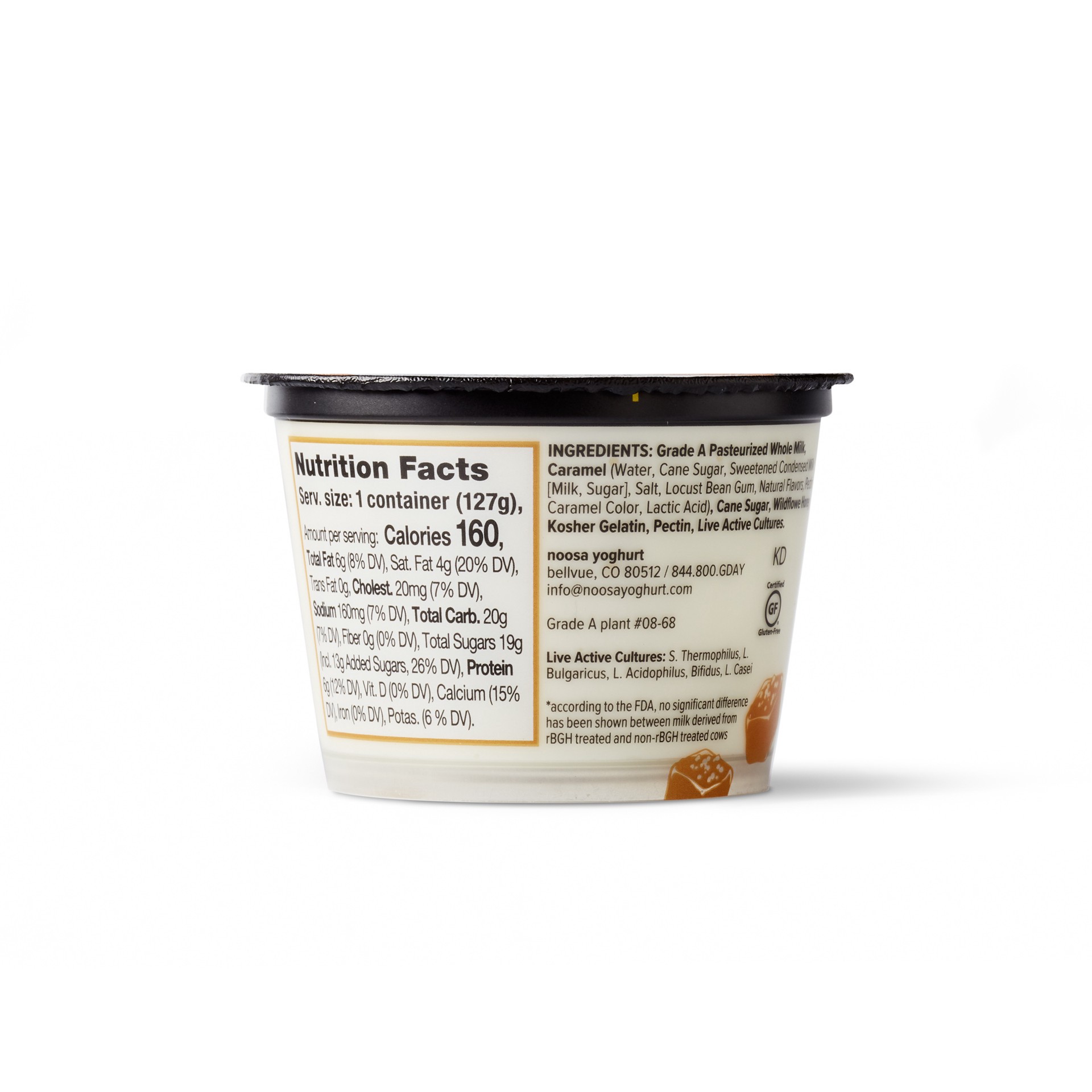 slide 2 of 2, Noosa Salted Caramel Finest Yoghurt 4.5 oz, 4.5 oz