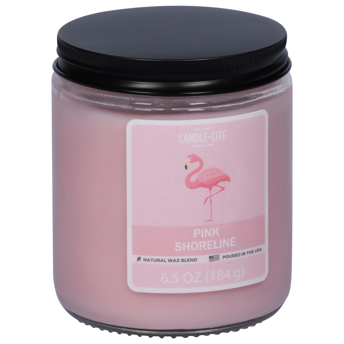 slide 6 of 11, Candle-Lite Pink Shoreline Candle 1 ea, 1 ct