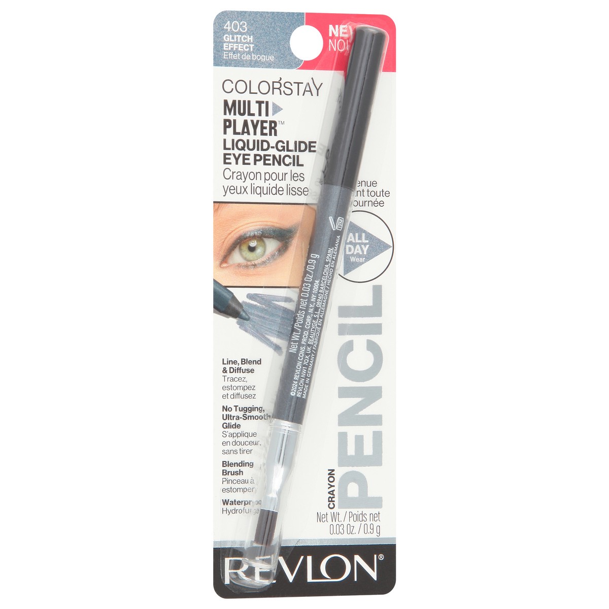 slide 11 of 12, Colorstay Glitch Effect 403 Eye Pencil 0.03 oz, 0.03 oz