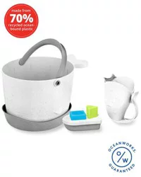 Skip Hop Moby x Oceanworks Baby Bath Bundle White