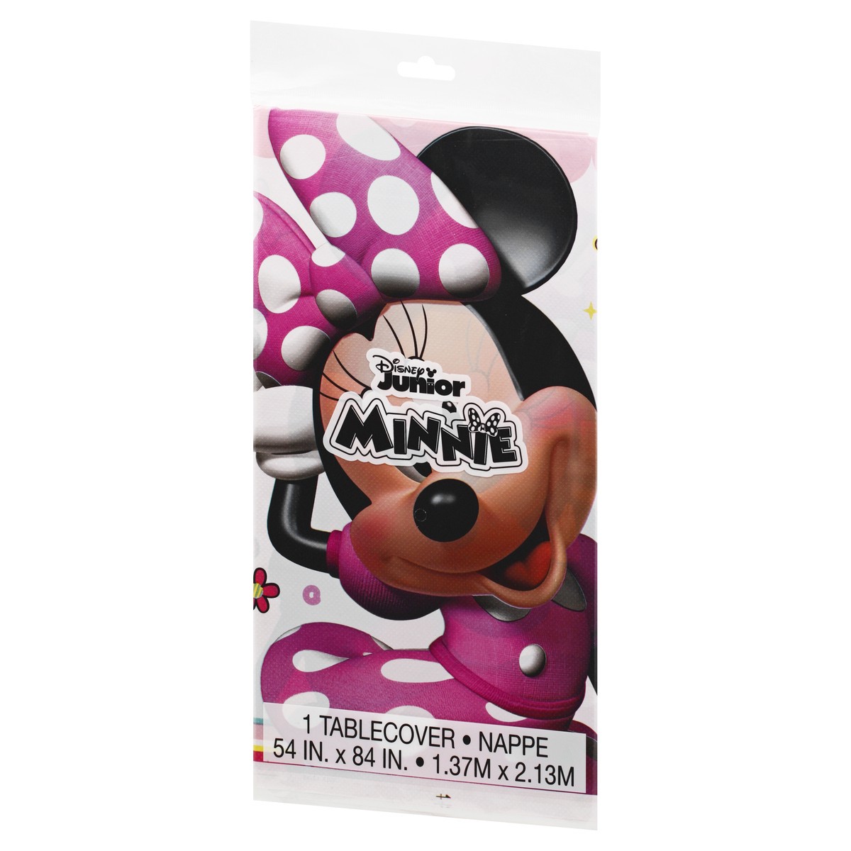 slide 7 of 11, Unique Disney Junior Minnie Plastic Table Cover 1 ea, 1 ct