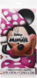 Unique Disney Junior Minnie Plastic Table Cover 1 ea
