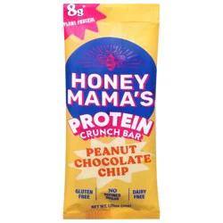 Honey Mama's Peanut Chocolate Chip Protein Crunch Bar 1.25 oz