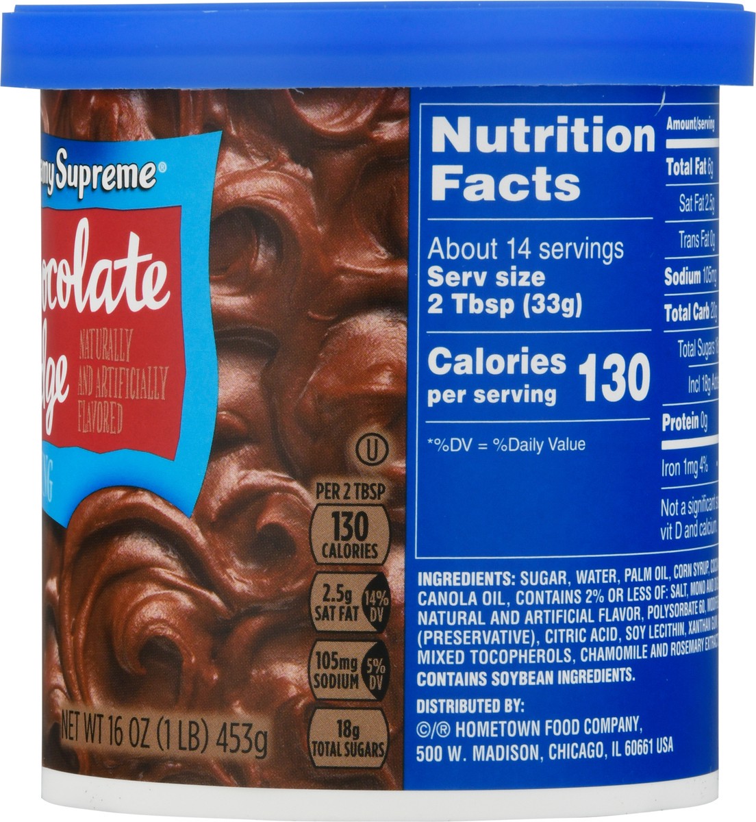 slide 6 of 9, Pillsbury Creamy Supreme Chocolate Fudge Frosting 16 oz, 16 oz